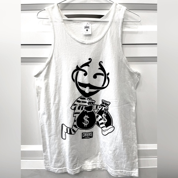*NEW* Crooks & Castles Money Bags Graphic Tank Top - Picture 3 of 6